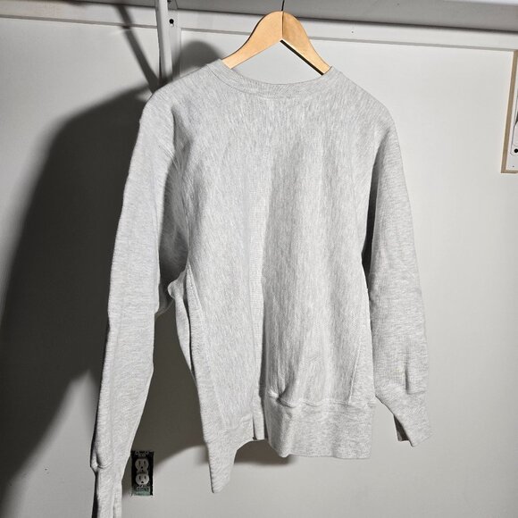 Vintage ND Champion Notre Dame Grey Crewneck Sweatshirt Large - Picture 7 of 11